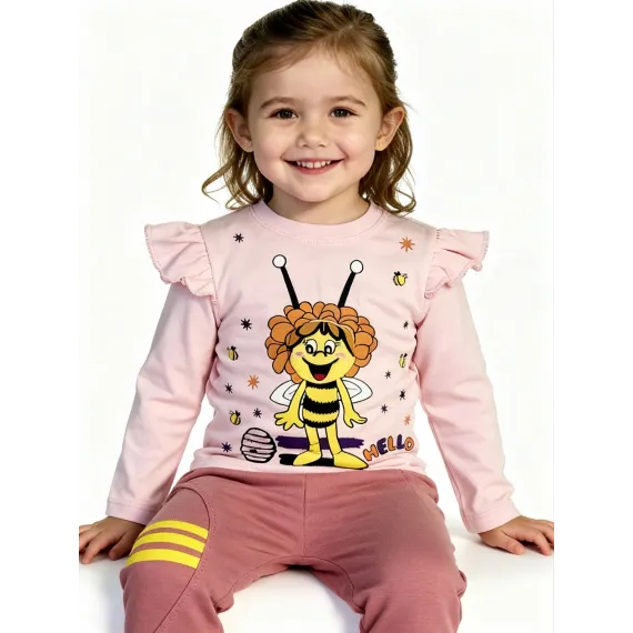 Комплект двойка  Crazy baby, Reňk: Gülgüne, Ölçeg: 12-18 aý, 4 image