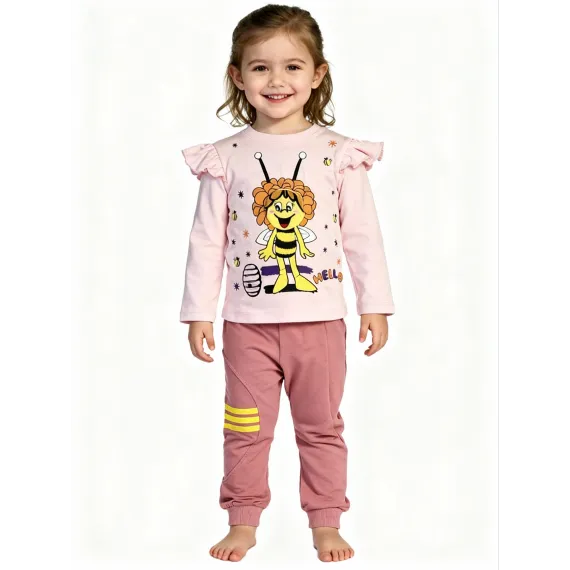 Комплект двойка  Crazy baby, Reňk: Gülgüne, Ölçeg: 12-18 aý