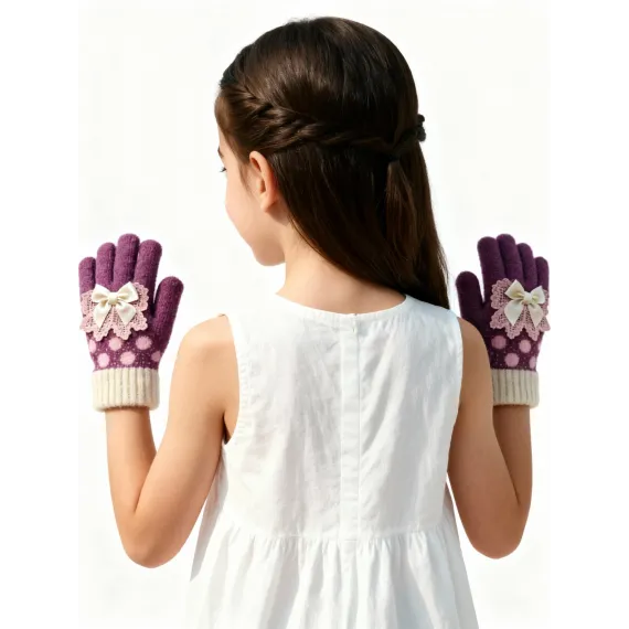 Перчатки Kitti , Reňk: Melewşe, Ölçeg: 18-24 aý, 2 image