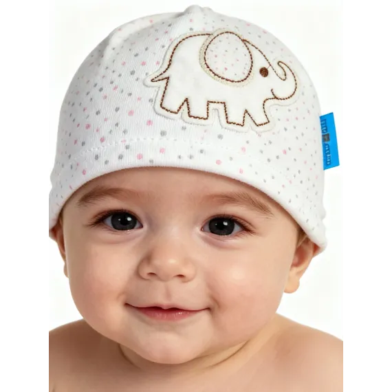 Шапка  veo baby, Reňk: Ak, Ölçeg: 0-6 aý, 4 image