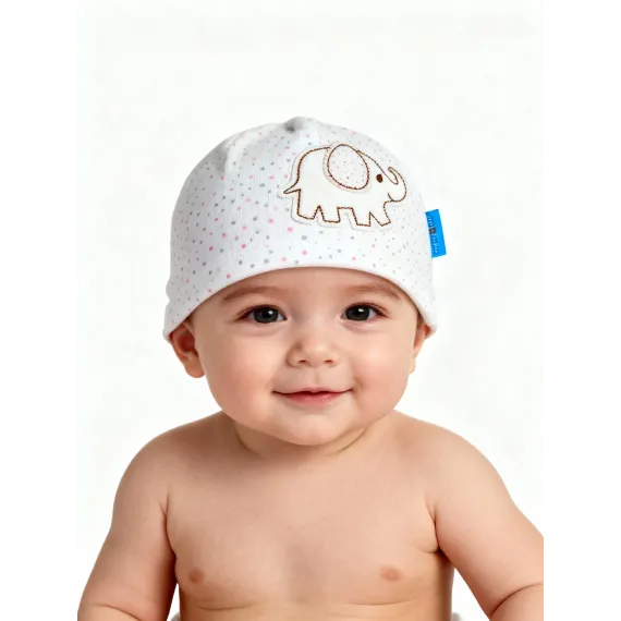 Шапка  veo baby, Reňk: Ak, Ölçeg: 0-6 aý