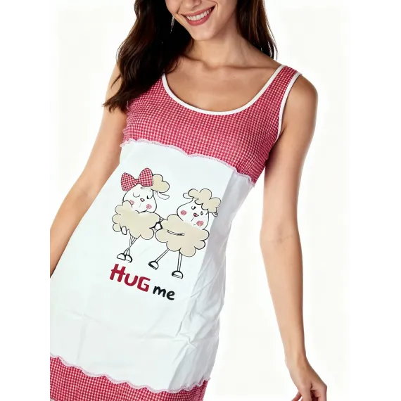 Пижама  Angels story , Reňk: Gyzyl, Ölçeg: S, 4 image