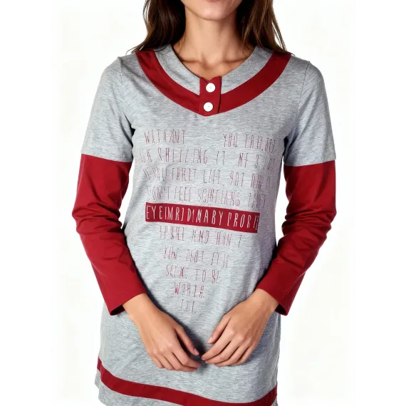 Пижама  Angels story , Reňk: Çal, Ölçeg: XL, 4 image