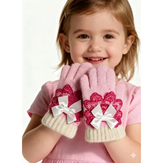 Перчатки Kitti, Reňk: Gülgüne, Ölçeg: 18-24 aý, 2 image