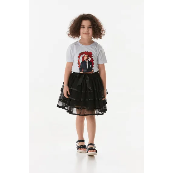 Юбка  Fullamoda, Reňk: Gara, Ölçeg: 7 ýaş, 4 image