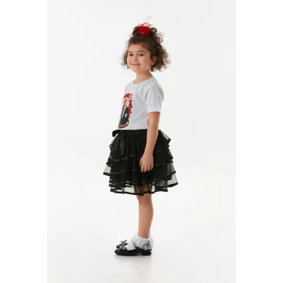 Юбка  Fullamoda, Reňk: Gara, Ölçeg: 7 ýaş, 6 image