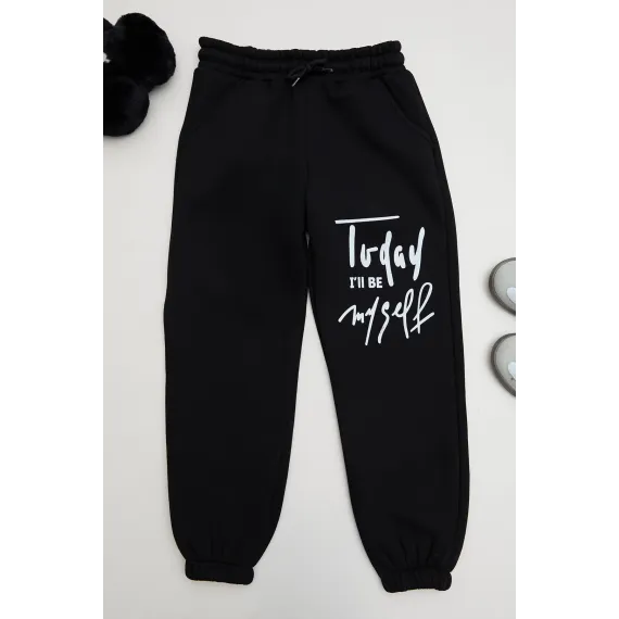 Спортивные штаны Fullamoda, Reňk: Gara, Ölçeg: 10-11 ýaş, 2 image