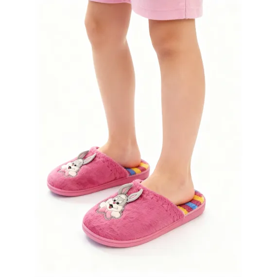 Тапочки для девочек Cezer, Цвет: Розовый, Размер: 35, изображение 2