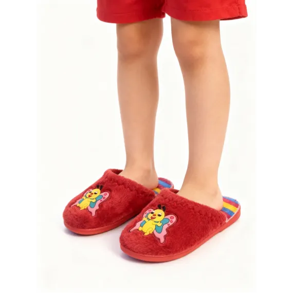 Тапочки для девочек Cezer, Цвет: Красный, Размер: 30