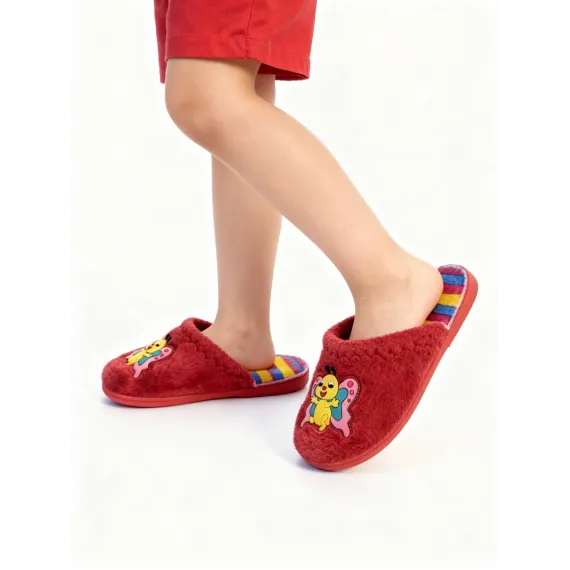 Тапочки для девочек Cezer, Цвет: Красный, Размер: 31, изображение 2