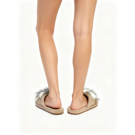 Тапочки для женщин Ereter, Цвет: Бежевый, Размер: 37, изображение 2