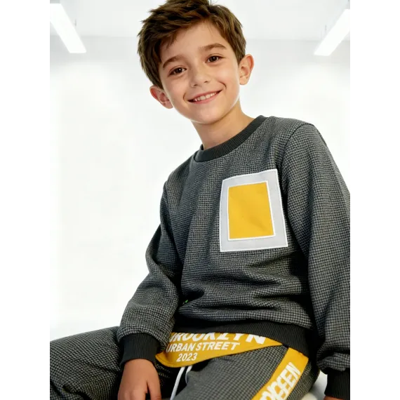 Комплект двойка  CiksJunior, Цвет: Хаки, Размер: 7 лет, изображение 3