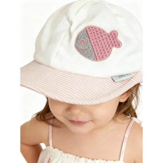 Шапка  veo baby, Цвет: Белый, Размер: 0-6 мес., изображение 2