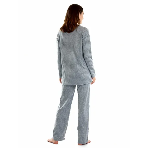 Женский стильный комплект SheVibe, Цвет: Серый, Размер: M, изображение 3