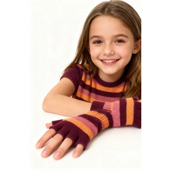 Перчатки Bay Şapkacı, Цвет: Разноцветный, Размер: 8 лет, изображение 3