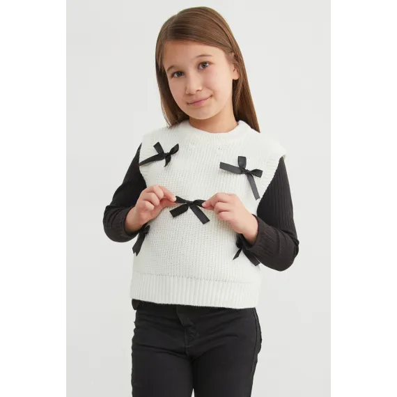 Детский свитер Fullamoda, Reňk: Ak, Ölçeg: 11-12 ýaş