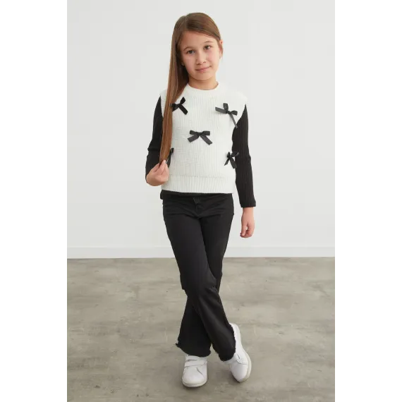 Детский свитер Fullamoda, Reňk: Ak, Ölçeg: 11-12 ýaş, 4 image