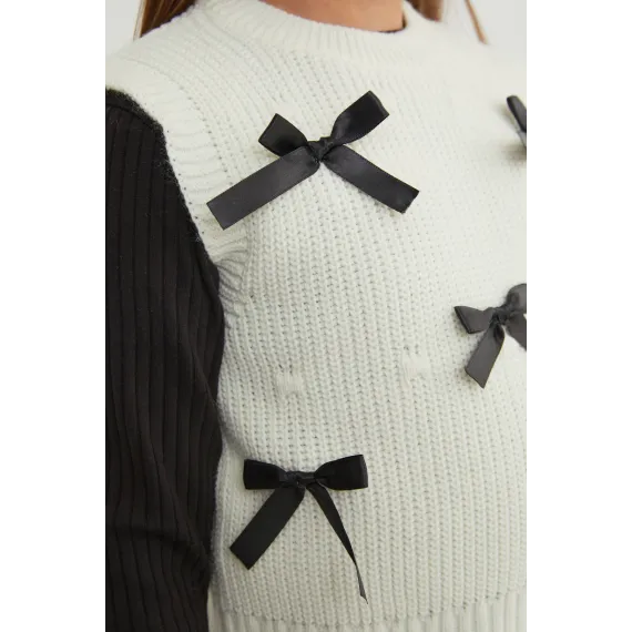 Детский свитер Fullamoda, Reňk: Ak, Ölçeg: 11-12 ýaş, 5 image