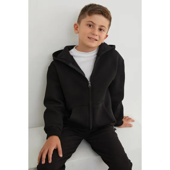 Детская спортивная зипка  Fullamoda, Reňk: Gara, Ölçeg: 8-9 ýaş