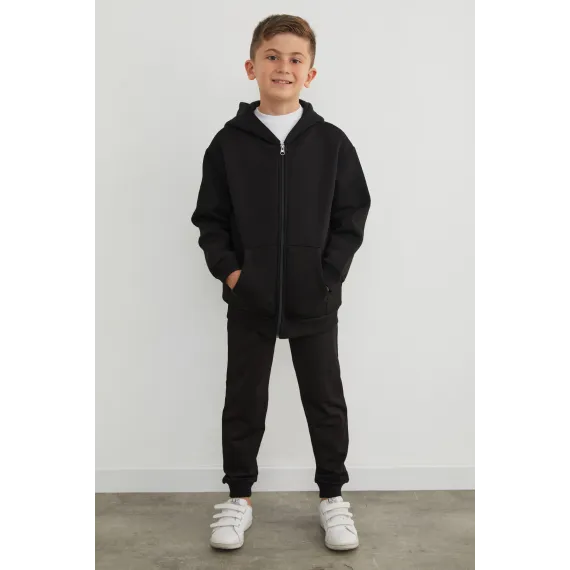 Детская спортивная зипка  Fullamoda, Reňk: Gara, Ölçeg: 14-15 ýaş, 5 image