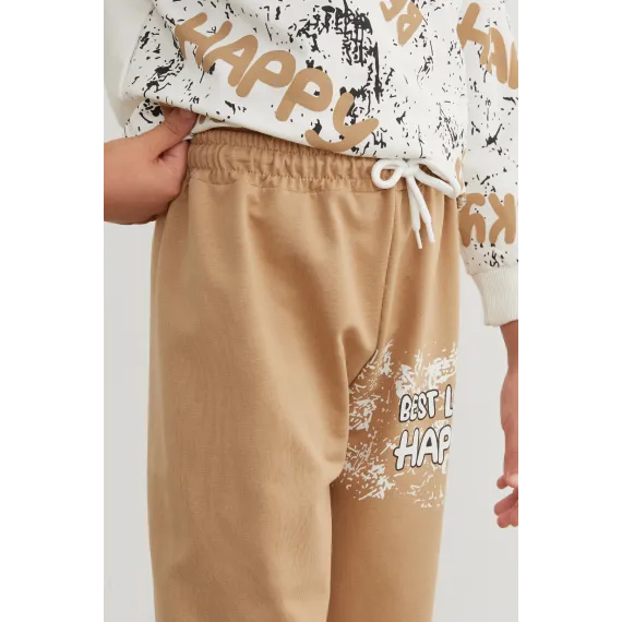 Детский спортивный комплект  Fullamoda, Reňk: Экрю, Ölçeg: 6-7 ýaş