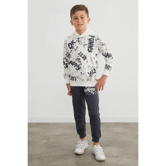 Детский спортивный комплект  Fullamoda, Reňk: Çal, Ölçeg: 3-4 ýaş