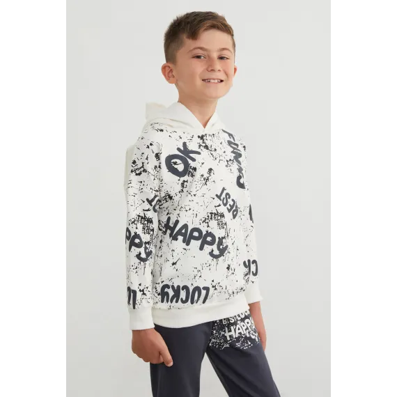 Детский спортивный комплект  Fullamoda, Reňk: Çal, Ölçeg: 6-7 ýaş, 3 image