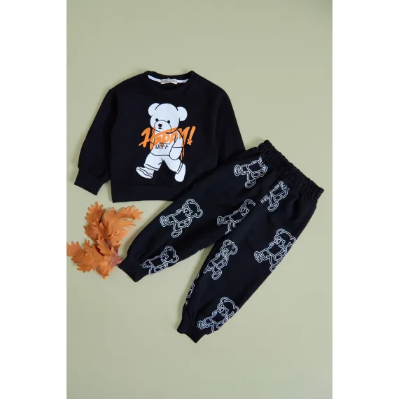 Спортивный комплект  Fullamoda, Reňk: Gara, Ölçeg: 3-4 ýaş