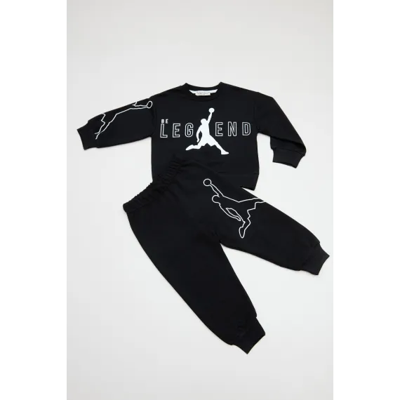 Комплект детский спортивный  Fullamoda, Reňk: Gara, Ölçeg: 3-4 ýaş, 2 image