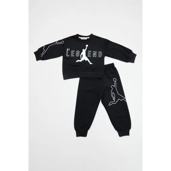 Комплект детский спортивный  Fullamoda, Reňk: Gara, Ölçeg: 3-4 ýaş, 3 image