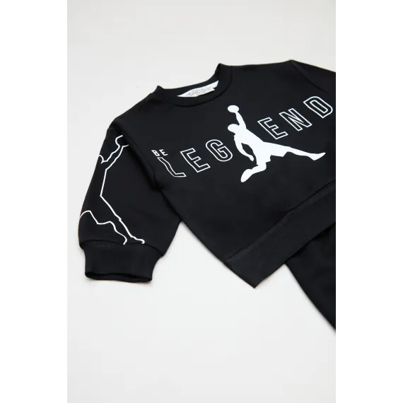 Комплект детский спортивный  Fullamoda, Reňk: Gara, Ölçeg: 3-4 ýaş, 4 image