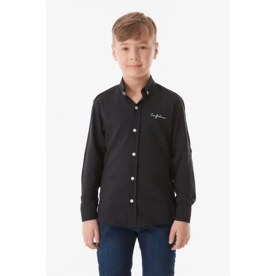 Детская рубашка  Fullamoda, Цвет: Черный, Размер: 11 лет