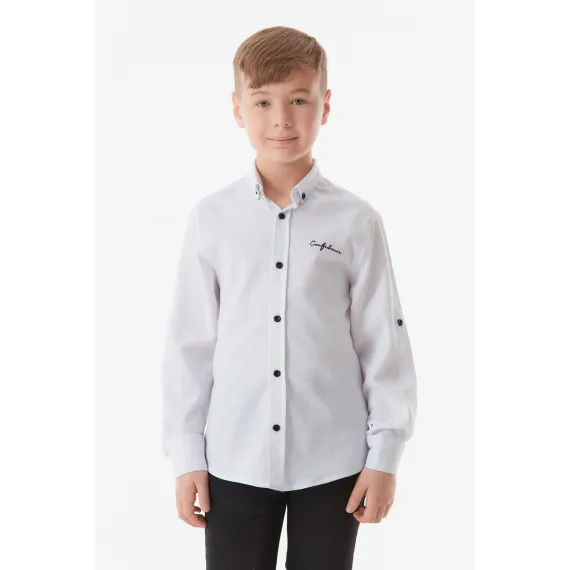 Детская рубашка  Fullamoda, Цвет: Белый, Размер: 13 лет