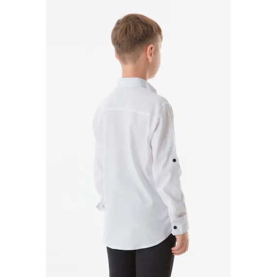 Детская рубашка  Fullamoda, Цвет: Белый, Размер: 12 лет, изображение 4