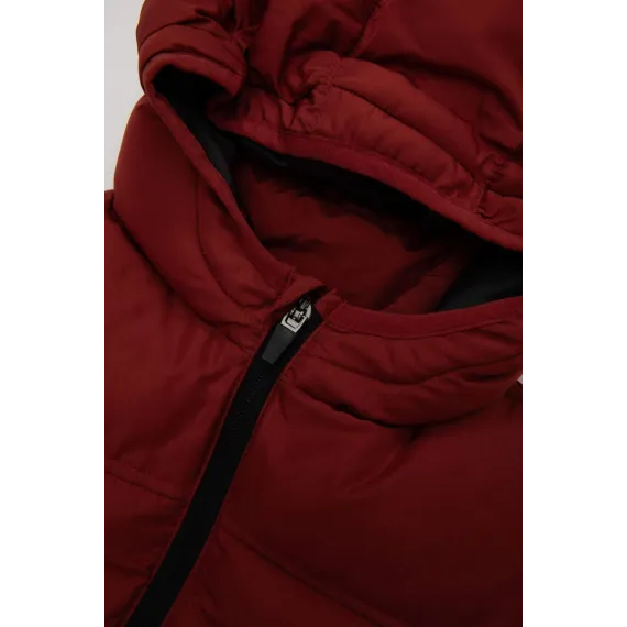 Куртка детская утепленная с капюшоном  DeFacto, Цвет: Бордовый, Размер: 4-5 лет, изображение 2