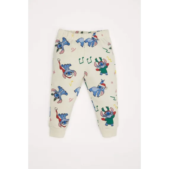 Комплект для девочки с принтом Disney Lilo & Stitch  DeFacto, Цвет: Бежевый, Размер: 3-4 года, изображение 2