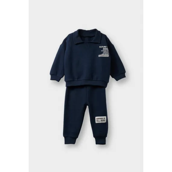Комплект спортивный детский  DeFacto, Цвет: Темно-синий, Размер: 2-3 года