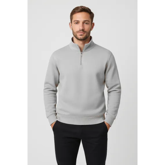 Мужская толстовка We and me, Цвет: Серый, Размер: L