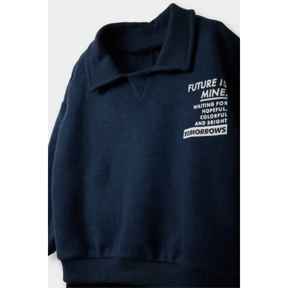 Комплект спортивный детский  DeFacto, Цвет: Темно-синий, Размер: 18-24 мес., изображение 3