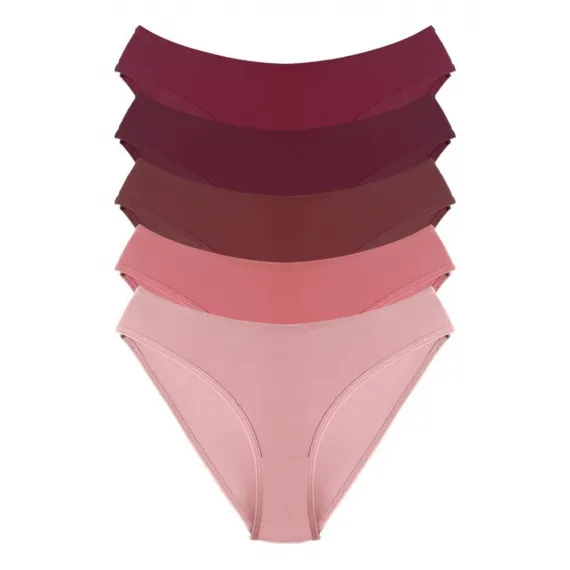 Трусы женские хлопковые 5 штук в упаковке Cottonhill, Цвет: Разноцветный, Размер: M