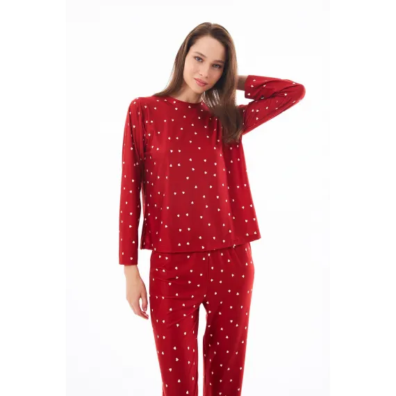 Пижамный комплект Cottonhill  Cottonhill, Цвет: Красный, Размер: M, изображение 5